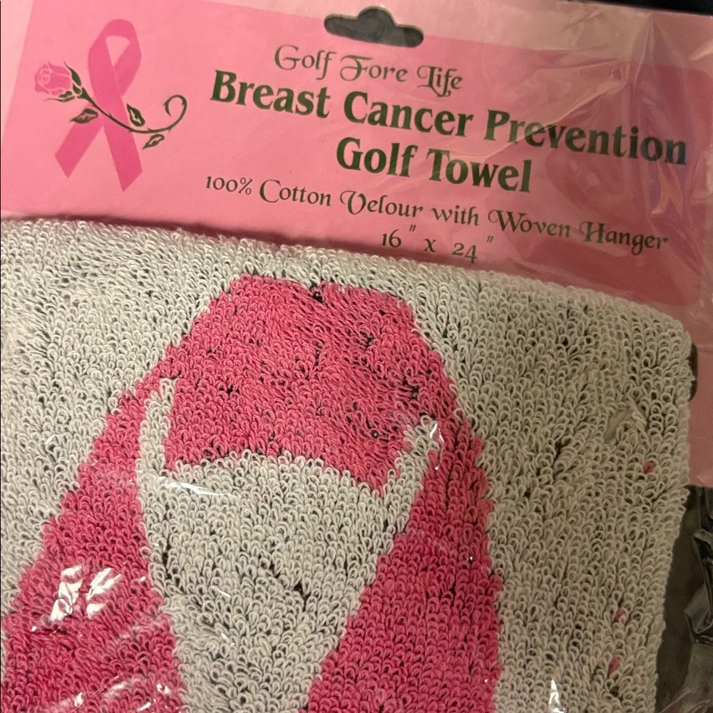 Breast Cancer Prevention Golf Towel